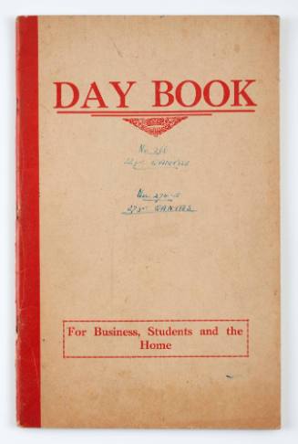 Day book from the Halvorsen boat yard