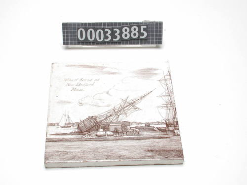 Wharf scene at New Bedford tile