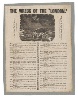 The wreck of the LONDON