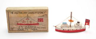 The Australian Cruiser SYDNEY, unsinkable, not made in Germany (like SMS EMDEN)