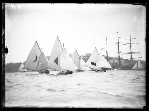 18-footers on Sydney Harbour, inscribed 1611