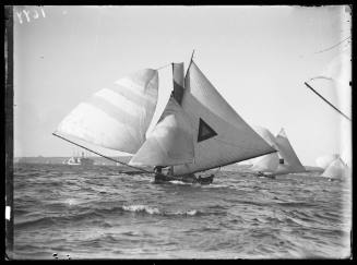 18-footers on Sydney Harbour, inscribed 1677