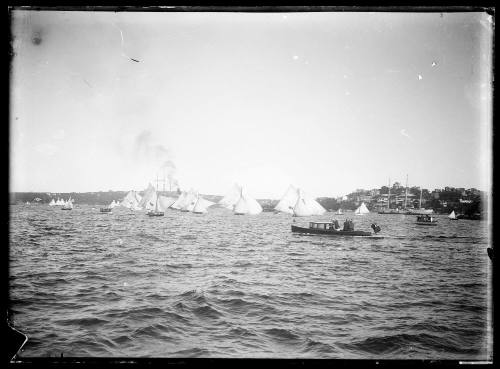 18-foot skiffs on Sydney Harbour