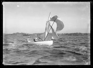 12' or 14'-foot skiff on Sydney Harbour, inscribed 1504