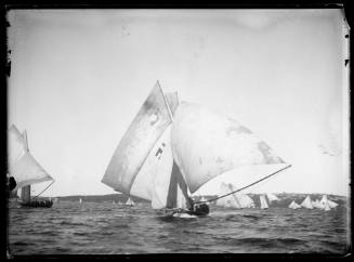 18-footers on Sydney Harbour, inscribed 1541