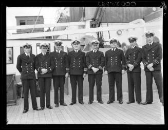 Merchant Navy officers on board AHS MANUNDA