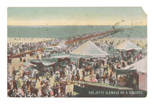 The jetty Glenelg on a holiday