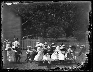 Children playing in a school yard