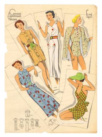 Hand coloured designs for female leisurewear