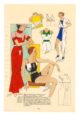 Hand coloured designs for female leisurewear