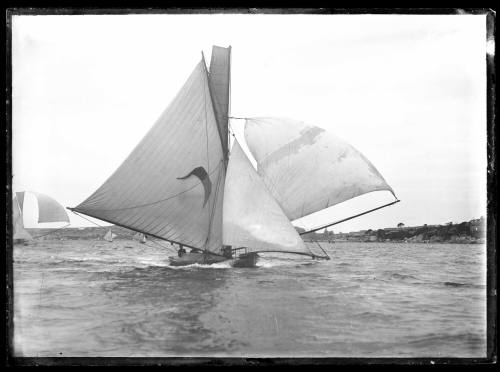 18-foot skiff at Watsons Bay, inscribed 1448