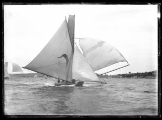 18-foot skiff at Watsons Bay, inscribed 1448