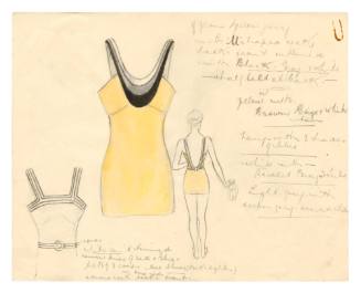 Design for two swimsuits