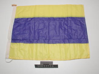 International signal flag for " D " from  BLACKMORES FIRST LADY