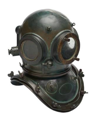 Siebe Gorman & Company diving helmet from a standard dress diving suit