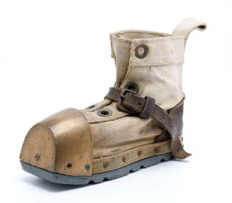 Left boot from a diving suit