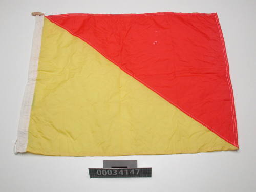 International signal flag for " O " from  BLACKMORES FIRST LADY