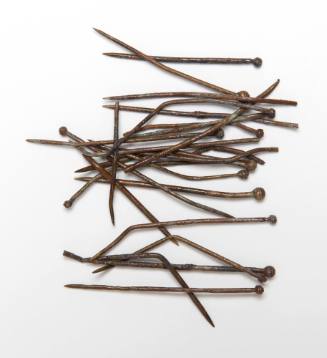 Dressmaking pins excavated from the wreck site of the BATAVIA