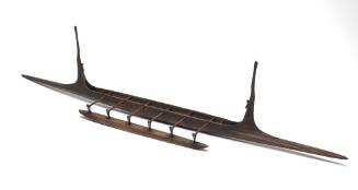 Wuvulu Island canoe model