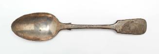 Dessert spoon recovered from the wreck of the DUNBAR