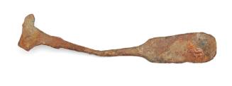 Dessert spoon handle recovered from the wreck of the DUNBAR