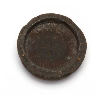 Circular metal weight for scales