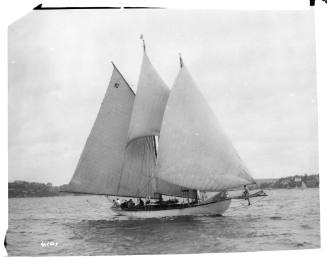 Schooner sailing on Sydney Harbour