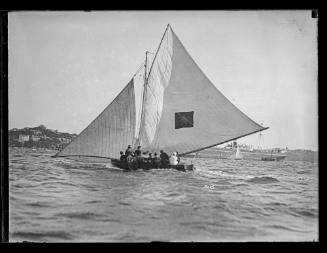 Skiff with full crew off Balmain