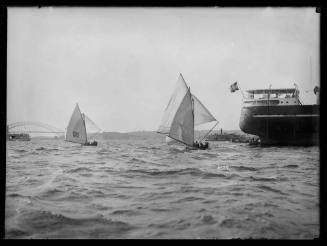 Skiff racing on Sydney Harbour