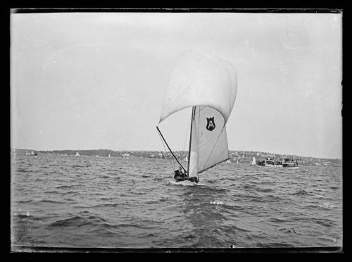 Possibly a 16-foot skiff  ALRUTH on Sydney Harbour, inscribed 5466