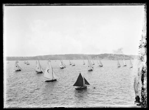 8-10-foot skiffs at Middle Head, inscribed 81