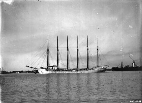 Six masted barque