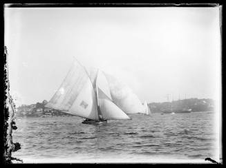 14--footer on Sydney Harbour, inscribed 280