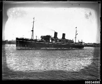 P&O passenger liner CHITRAL off Bennelong Point