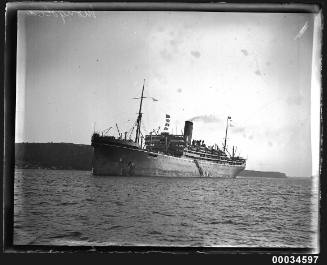 SS MONGOLIA III off Middle Head in Sydney