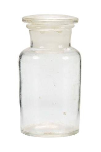 Empty medicinal bottle from the medicine chest of the SAMUEL PLIMSOLL