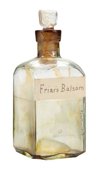Bottle of Friar's balsam from the medicine chest of the SAMUEL PLIMSOLL