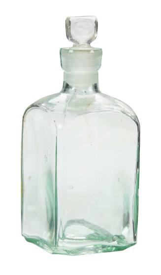 Empty medicine bottle from the medicine chest of the SAMUEL PLIMSOLL