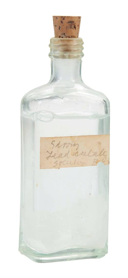 Medicine bottle of unidentified liquid from the medicine chest of the SAMUEL PLIMSOLL