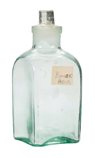 Bottle of Boracic acid from the medicine chest of the SAMUEL PLIMSOLL