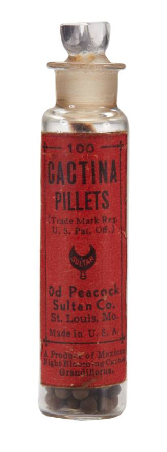 Medicine Bottle, Cactina Pillets