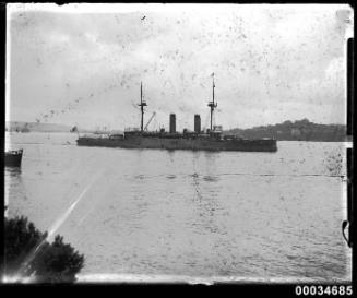 Japanese naval ship HIJMS ASAMA off Sydney Cove