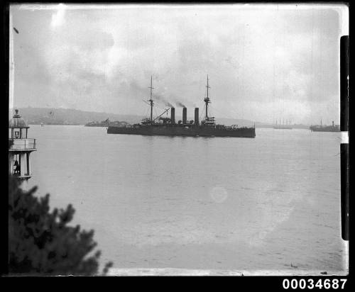 Japanese warship HIJMS IWATE in Sydney Harbour