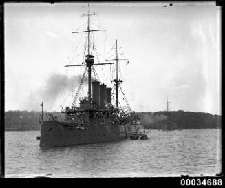 Japanese warship HIJMS IWATE in Sydney Harbour