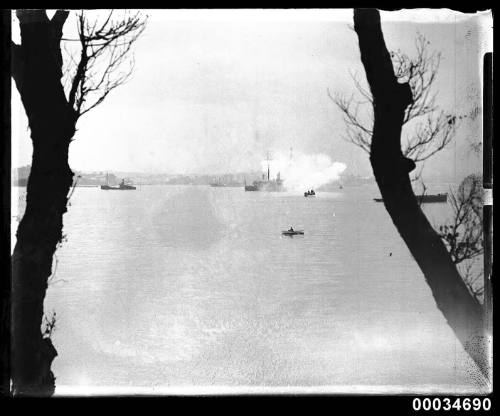 Japanese warships in Sydney Harbour