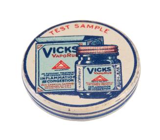 Tin of Vicks VapoRub from the medicine chest of the SAMUEL PLIMSOLL