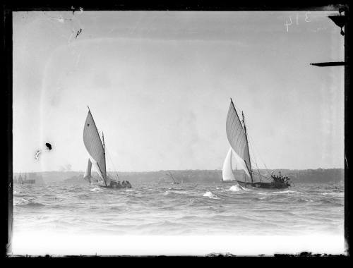 Possibly 20' decked- in  skiffs from SASC on Sydney Harbour