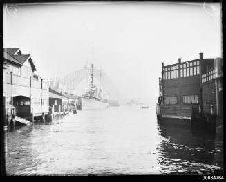 HNLMS JAVA berthed at West Circular Quay wharf, Sydney