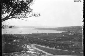 View of Rose Bay to Vaucluse, taken from Bellevue Hill in Sydney