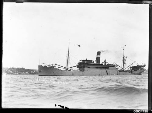 SS MARSINA underway in harbour